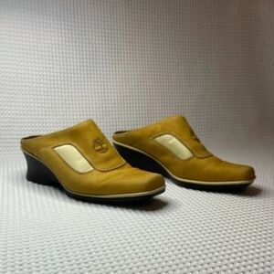 Vintage leather Muller clogs and sneakers